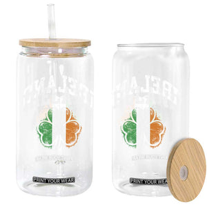 Irish Pride Glass Can Ireland Shamrock Flag St Patricks Day TS11 Print Your Wear
