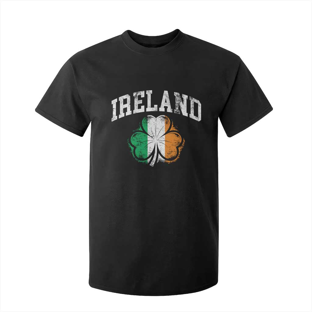 Irish Pride T Shirt For Kid Ireland Shamrock Flag St Patricks Day TS11 Black Print Your Wear