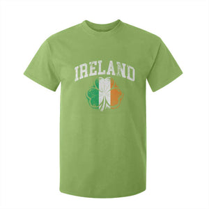 Irish Pride T Shirt For Kid Ireland Shamrock Flag St Patricks Day TS11 Lime Print Your Wear