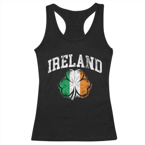 Irish Pride Racerback Tank Top Ireland Shamrock Flag St Patricks Day TS11 Black Print Your Wear