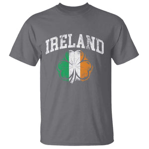 Irish Pride T Shirt - Ireland Shamrock Flag St Patricks Day Heritage Tee TS11 Charcoal Print Your Wear
