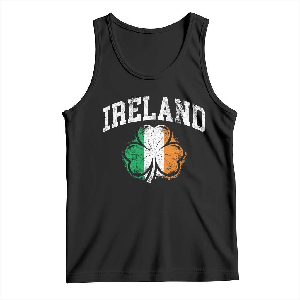 Irish Pride Tank Top Ireland Shamrock Flag St Patricks Day TS11 Black Print Your Wear