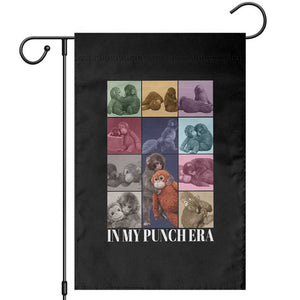 Punch The Monkey Garden Flag In My Punch Era Baby Monkey Hugging Plush TS11 Black Print Your Wear
