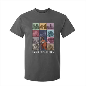 Punch The Monkey T Shirt For Kid In My Punch Era Baby Monkey Hugging Plush TS11 Dark Heather Print Your Wear