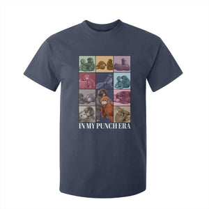 Punch The Monkey T Shirt For Kid In My Punch Era Baby Monkey Hugging Plush TS11 Navy Print Your Wear