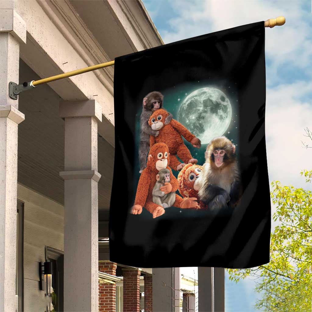 Baby Monkey Punch Garden Flag Three Punch Moon Orange Toy TS11 Print Your Wear