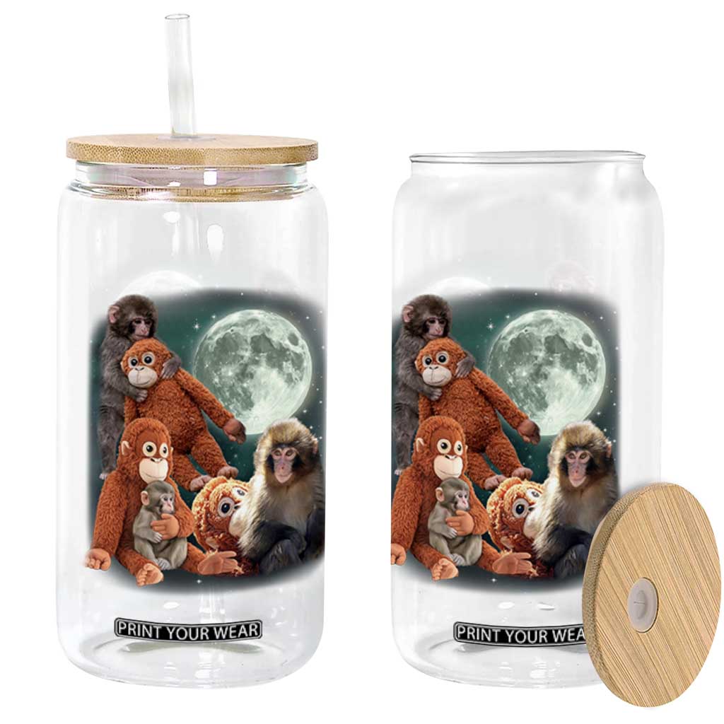 Baby Monkey Punch Glass Can Three Punch Moon Orange Toy TS11 Print Your Wear