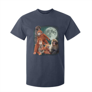Baby Monkey Punch T Shirt For Kid Three Punch Moon Orange Toy TS11 Navy Print Your Wear