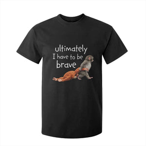 Ultimate I Have To Be Brave Baby Monkey Punch T Shirt For Kid TS11 Black Print Your Wear