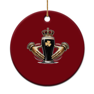 Irish Stout Claddagh Ring Beer Galway Ireland Souvenir Ceramic Ornament TS11 1pc Red Print Your Wear