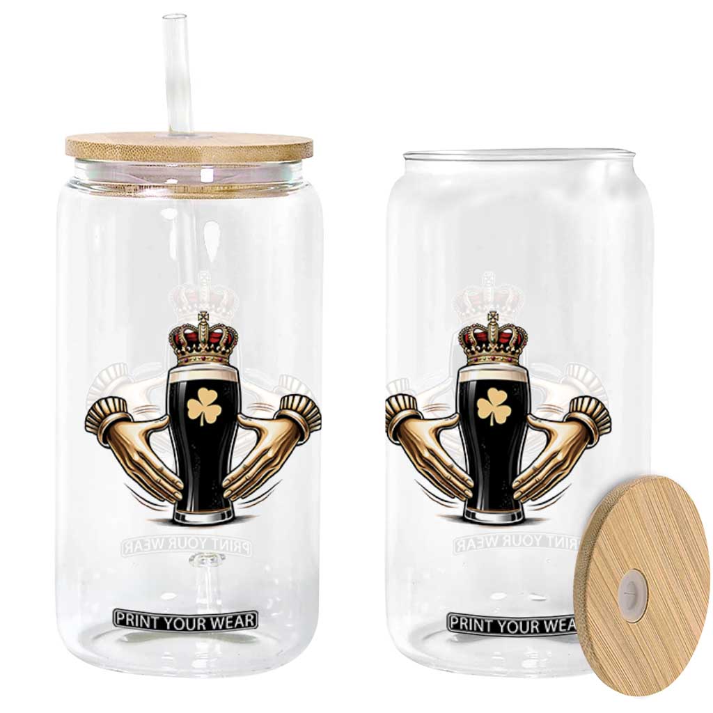 Irish Stout Claddagh Ring Beer Galway Ireland Souvenir Glass Can TS11 Print Your Wear