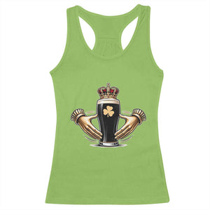 Irish Stout Claddagh Ring Beer Galway Ireland Souvenir Racerback Tank Top TS11 Lime Print Your Wear