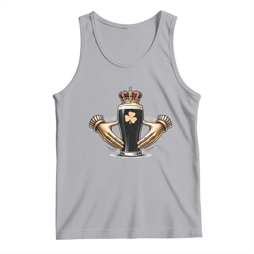 Irish Stout Claddagh Ring Beer Galway Ireland Souvenir Tank Top TS11 Athletic Heather Print Your Wear