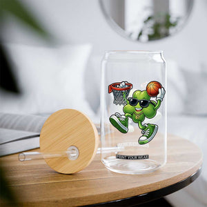 Funny 67 Meme Six Seven Basketball Shamrock St Patricks Day Glass Can TS11 Print Your Wear
