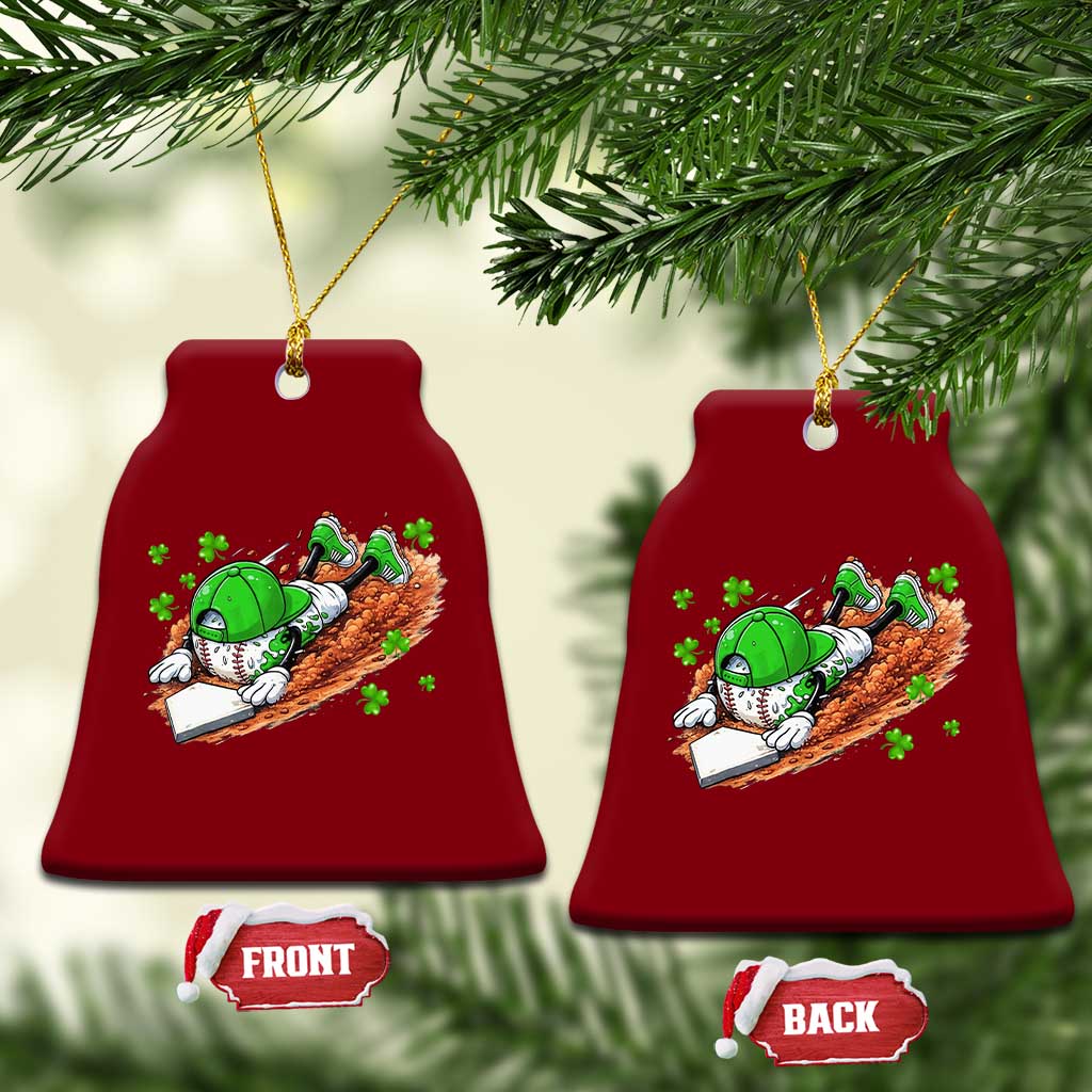 Funny Baseball St Patricks Day Home Plate Drip Ceramic Ornament TS11 Print Your Wear