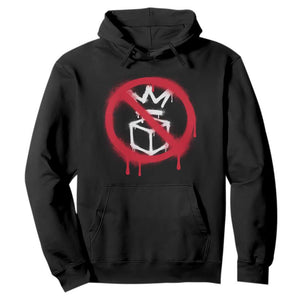 No Kings No Ice Protest Hoodie Vintage Political Stop Sign Graffiti Graphic TS11 Black Print Your Wear