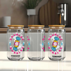 Doubles and Bubbles Baseball Candy Gum Glass Can TS11 Print Your Wear