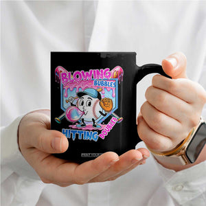 Baseball Blowing Bubbles Hitting Doubles Coffee Mug Sports Bubble Gum Lover TS11 Print Your Wear