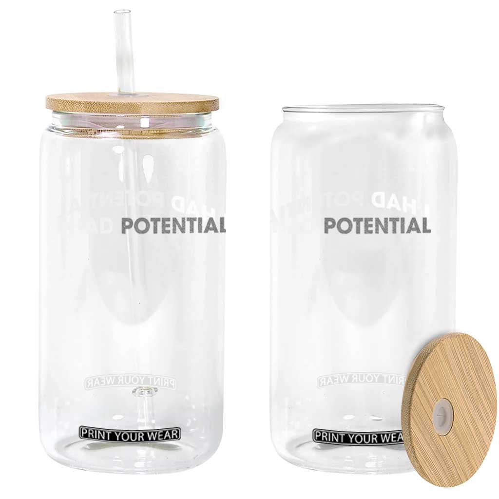I Had Potential Glass Can Physics Science Teacher Humor TS11 Print Your Wear