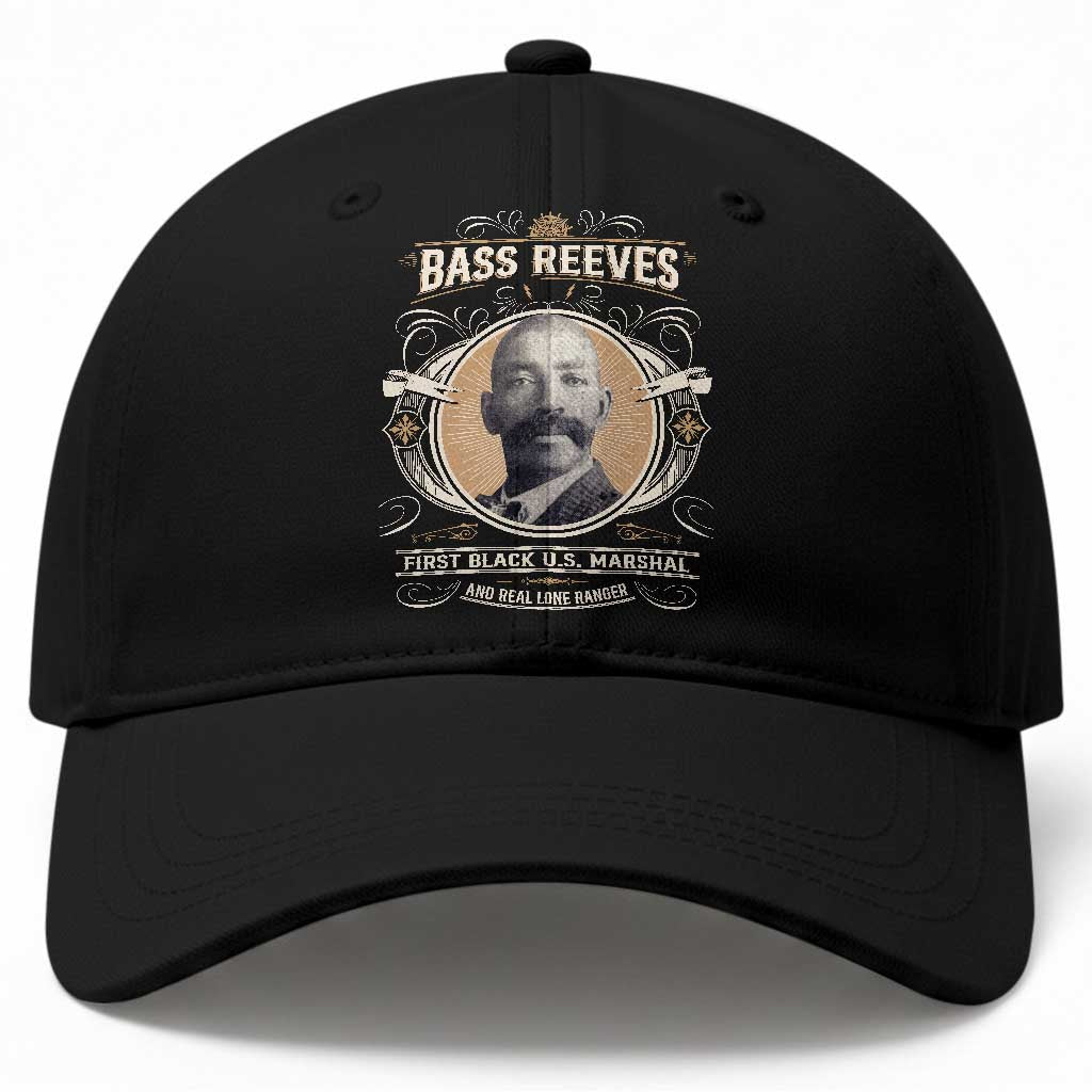 Bass Reeves First Black US Marshal And Real Lone Ranger Baseball Cap African American Cowboy TS11 Print Your Wear