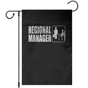 Regional Manager Garden Flag Funny Dad Baby Matching TS11 Black Print Your Wear