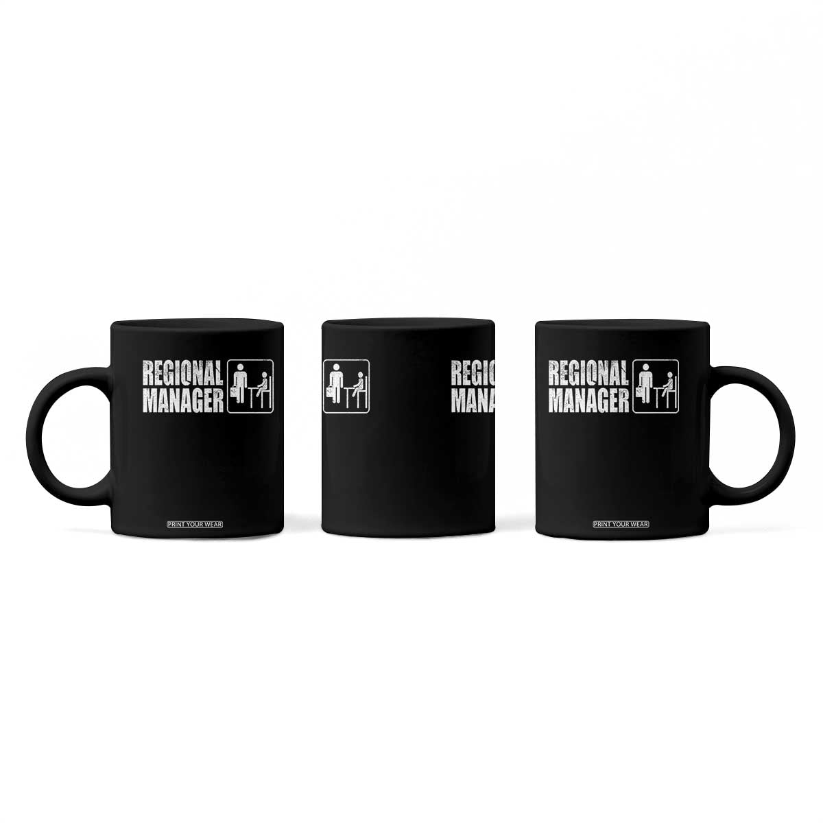 Regional Manager Coffee Mug Funny Dad Baby Matching TS11 Print Your Wear