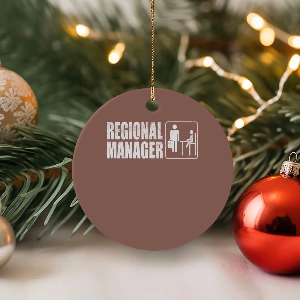 Regional Manager Ceramic Ornament Funny Dad Baby Matching TS11 1pc Mocha Print Your Wear