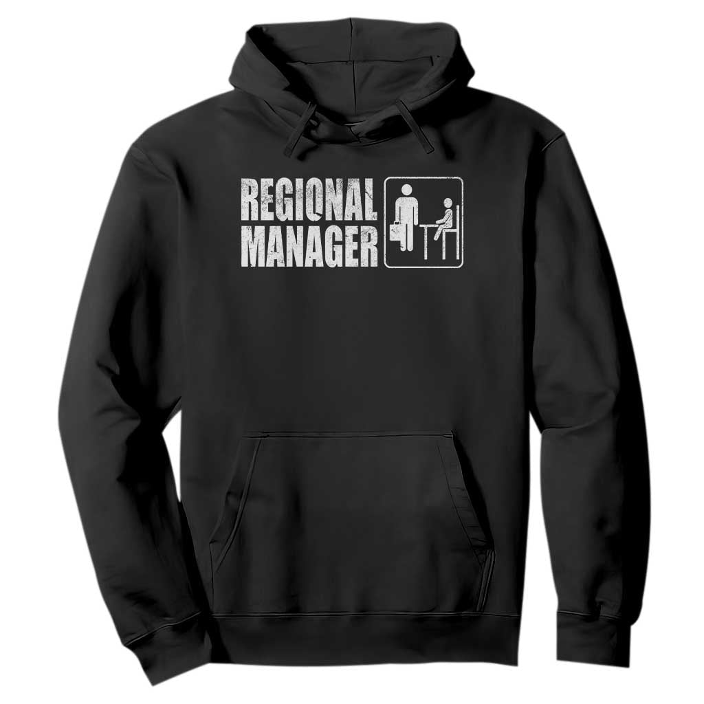 Regional Manager Hoodie Funny Dad Baby Matching TS11 Black Print Your Wear