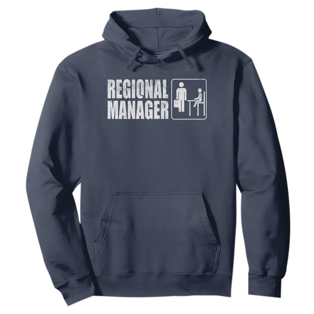 Regional Manager Hoodie Funny Dad Baby Matching TS11 Navy Print Your Wear