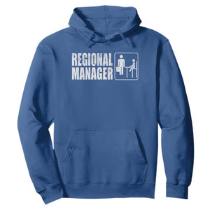 Regional Manager Hoodie Funny Dad Baby Matching TS11 Royal Blue Print Your Wear