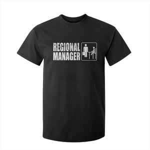 Regional Manager T Shirt For Kid Funny Dad Baby Matching TS11 Black Print Your Wear
