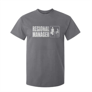 Regional Manager T Shirt For Kid Funny Dad Baby Matching TS11 Charcoal Print Your Wear