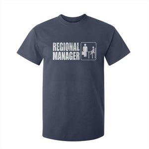 Regional Manager T Shirt For Kid Funny Dad Baby Matching TS11 Navy Print Your Wear