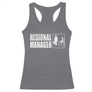 Regional Manager Racerback Tank Top Funny Dad Baby Matching TS11 Charcoal Print Your Wear
