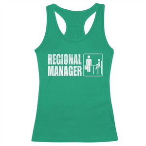 Regional Manager Racerback Tank Top Funny Dad Baby Matching TS11 Irish Green Print Your Wear