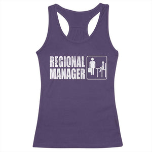 Regional Manager Racerback Tank Top Funny Dad Baby Matching TS11 Purple Print Your Wear