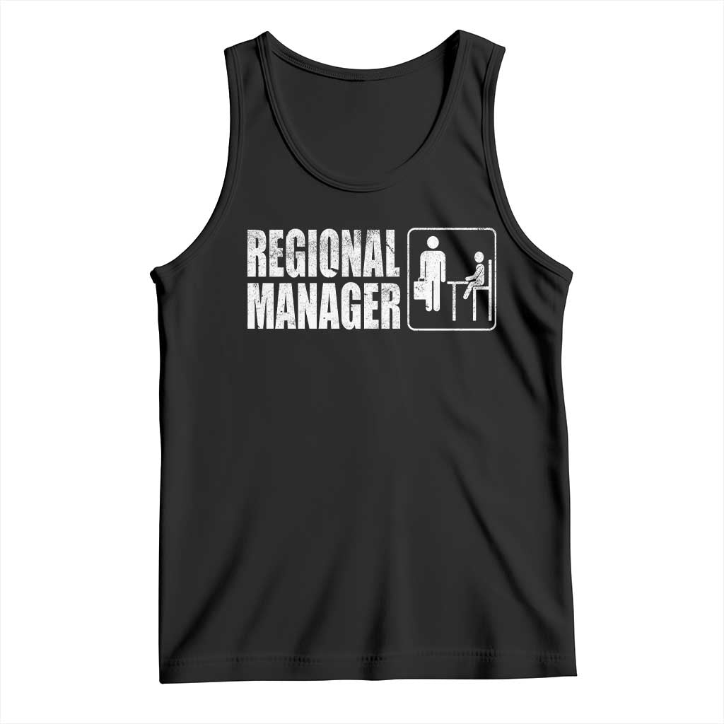 Regional Manager Tank Top Funny Dad Baby Matching TS11 Black Print Your Wear
