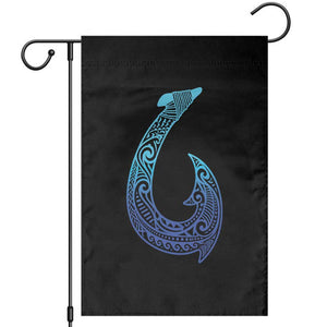 Tribal Makau Hawaiian Fish Hook Pacific Islander Hawaiian Garden Flag TS11 Black Print Your Wear