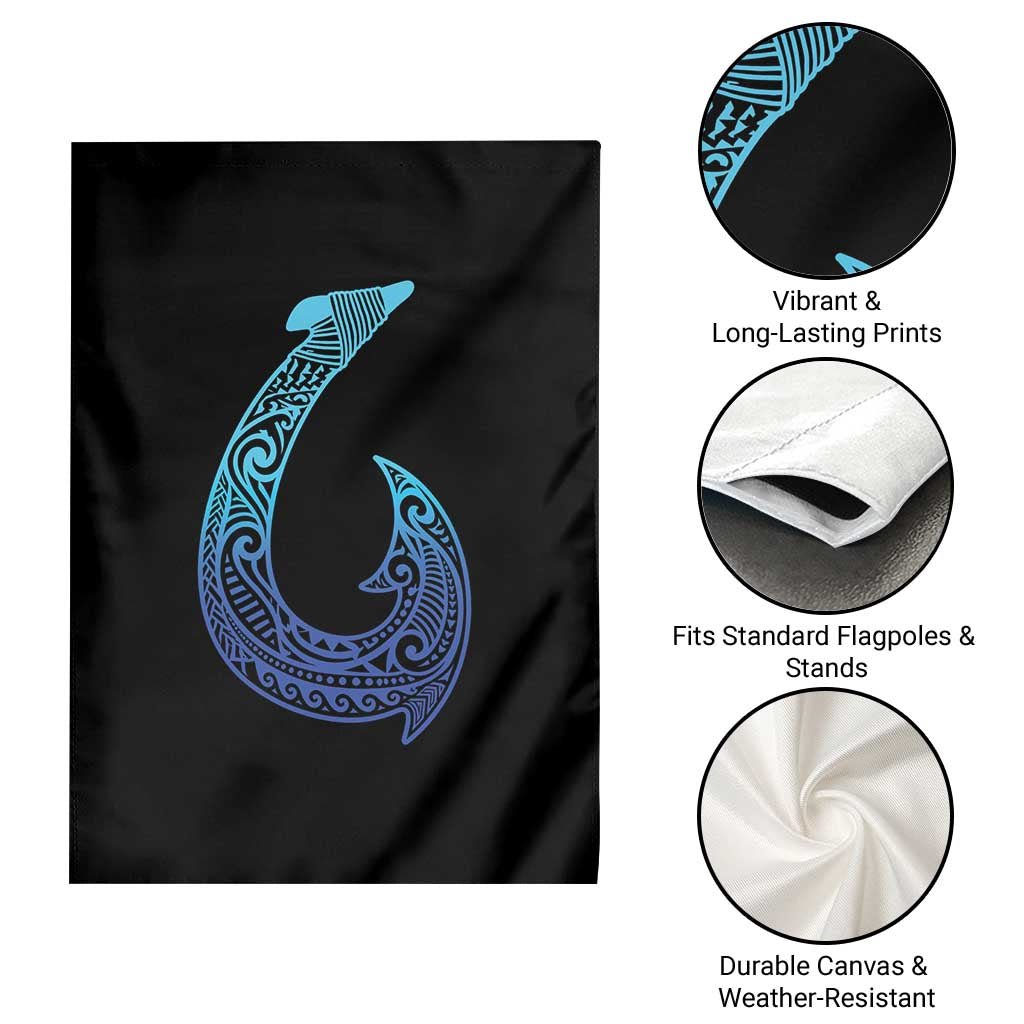 Tribal Makau Hawaiian Fish Hook Pacific Islander Hawaiian Garden Flag TS11 Print Your Wear