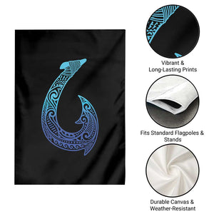 Tribal Makau Hawaiian Fish Hook Pacific Islander Hawaiian Garden Flag TS11 Print Your Wear