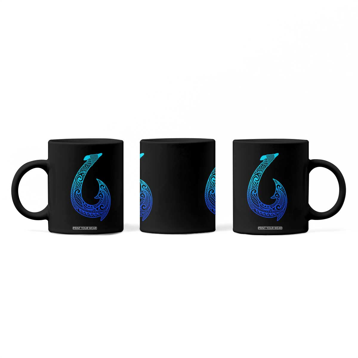 Tribal Makau Hawaiian Fish Hook Pacific Islander Hawaiian Coffee Mug TS11 Print Your Wear