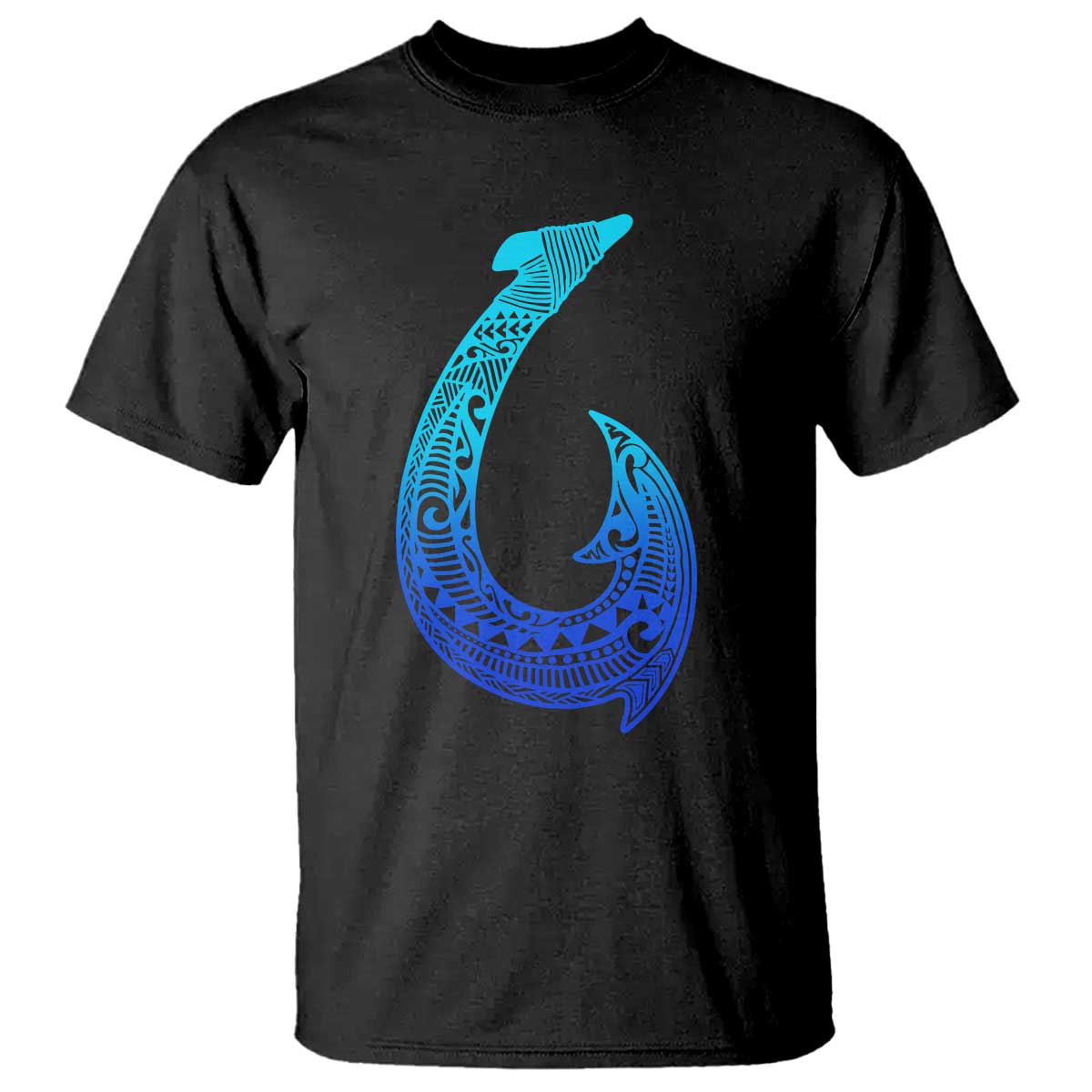 Tribal Makau Hawaiian Fish Hook Pacific Islander Hawaiian T Shirt TS11 Black Print Your Wear