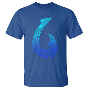 Tribal Makau Hawaiian Fish Hook Pacific Islander Hawaiian T Shirt TS11 Royal Blue Print Your Wear