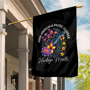 AAPI Asian American and Pacific Islander Heritage Month Garden Flag Floral Sea Turtle TS11 Print Your Wear