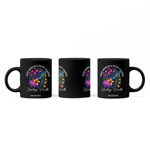 AAPI Asian American and Pacific Islander Heritage Month Coffee Mug Floral Sea Turtle TS11 Print Your Wear