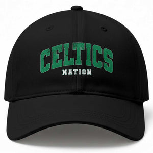 Celtic Nation Baseball Cap Sports Varsity Aesthetic Letters Cap TS11 Print Your Wear