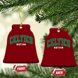 Celtic Nation Ceramic Ornament Sports Varsity Aesthetic Letters Cap TS11 Print Your Wear