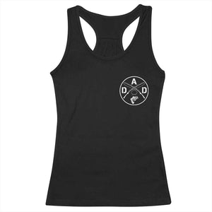 Fishing Dad Racerback Tank Top Fisherman Fish Lover Father's Day Gift TS11 Black Print Your Wear