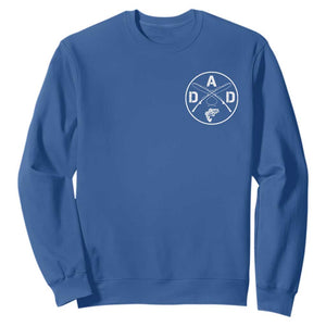 Fishing Dad Sweatshirt Fisherman Fish Lover Father's Day Gift TS11 Royal Blue Print Your Wear