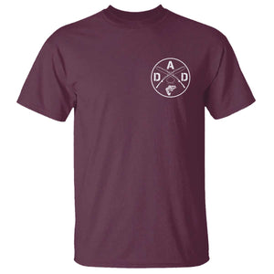 Fishing Dad T Shirt Fisherman Fish Lover Father's Day Gift TS11 Maroon Print Your Wear